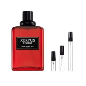 Decants Givenchy Xeryus Rouge: intensidad exótica y seductora en 3ml, 5ml y 10ml. Para hombres que dejan huella con su esencia.