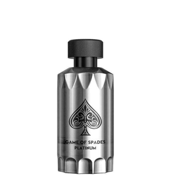 Jo Milano Game Of Spades Platinum: frescura frutal, corazón especiado y base de cuero. Elegancia audaz para conquistar con estilo.