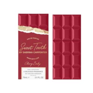 Sabrina Carpenter Sweet Tooth Cherry Baby: cereza, chocolate y cachemira en una fragancia dulce, atrevida y absolutamente irresistible.