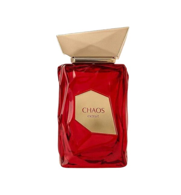 Chaos French Avenue: cereza, iris y cuero en una fragancia unisex vibrante, cálida y adictiva. Elegancia emocional para cualquier ocasión.