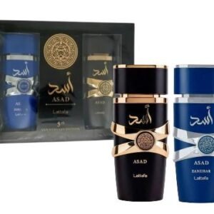 Estuche Lattafa Asad Y Asad Zanzibar EDP 100ml Hombre