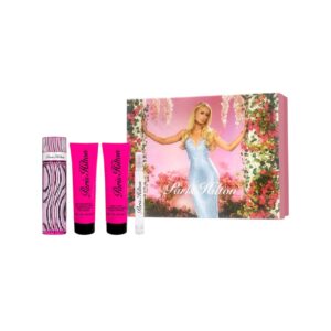 Estuche Paris Hilton: perfume, perfumero, crema y gel. Glamour y sensualidad en 4 piezas perfectas para regalar o disfrutar a diario.
