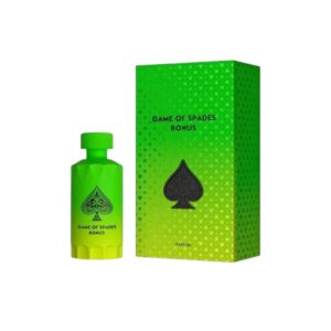 Game Of Spades Bonus: cítricos, cuero e incienso en una fragancia intensa y seductora que deja huella con elegancia rebelde.