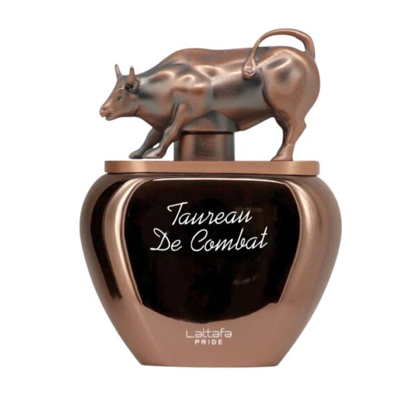 Lattafa Taureau de Combat: ámbar, tabaco y vainilla en una fragancia oriental especiada que irradia fuerza, elegancia y sensualidad.
