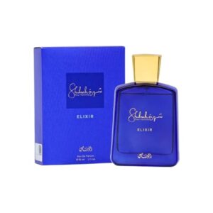 Rasasi Shuhrah Elixir: jengibre, rosa y oud en una fragancia masculina intensa, elegante y profundamente seductora.