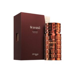 Zimaya Tiramisu Coco: café, helado y vainilla en una fragancia dulce, cálida y adictiva. El postre perfecto en forma de perfume.