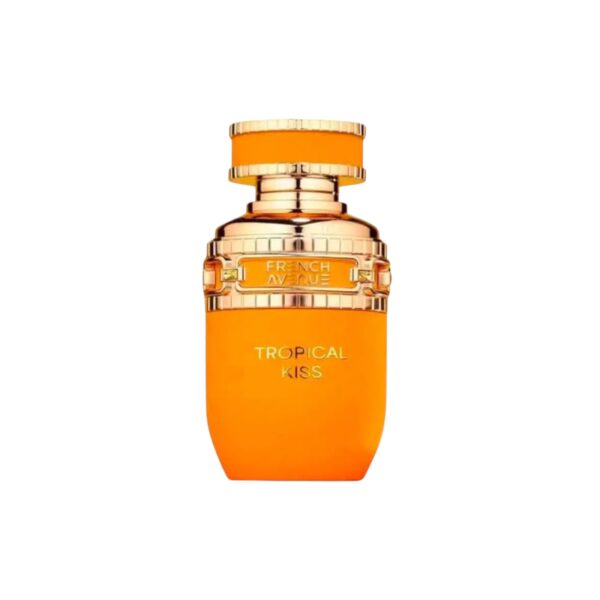 Tropical Kiss French Avenue: mango, coco y vainilla en una fragancia exótica, femenina y envolvente. Un beso de verano eterno.