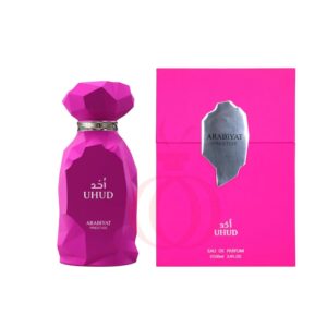 Descubre el poder y la elegancia de Arabiyat Prestige Uhud, una fragancia oriental intensa con oud, ámbar y rosa que deja huella.