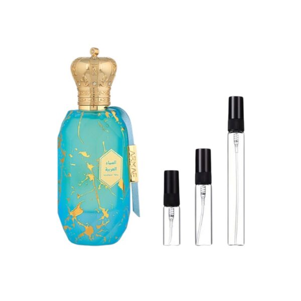 Decants Armaf Eter Arabian Sky: cítrico, floral y cálido. Presentaciones de 3ml, 5ml y 10ml para probar, viajar o reaplicar