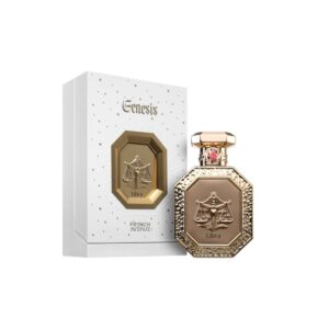 French Avenue Genesis Libra: bergamota, rosa y ámbar gris en una fragancia elegante y equilibrada. Armonía sensorial con carácter.