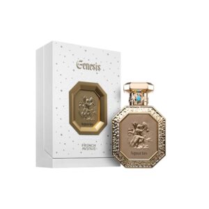 French Avenue Genesis Aquarius: pomelo, lavanda y vetiver en una fragancia fresca y creativa. Libertad olfativa con estilo moderno.