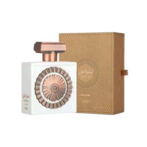 Lattafa Nebras Elixir combina frutos rojos, vainilla y ámbar en una fragancia unisex cálida, dulce y sofisticada. Ideal para destacar