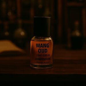 Perfume Mang Oud 25ML de The Lab Perfumes: mango tropical y oud profundo en una fragancia audaz, cálida y con personalidad única.