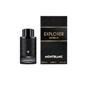 Montblanc Explorer Extreme: fragancia intensa con bergamota, cuero y pachulí. Para hombres audaces que buscan dejar huella.