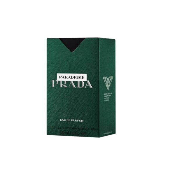 Perfume Prada Paradigme: flor de azahar, jazmín y vainilla en una fragancia femenina sofisticada, sensual y moderna