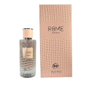 Mast Perfume Rome Paradox: cítricos, flores blancas y vainilla Bourbon. Una fragancia moderna, sensual y versátil para destacar.
