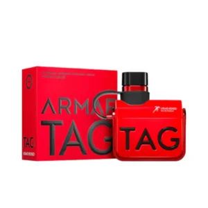 Armaf Tag Uomo Rosso: aroma cálido y especiado con cardamomo, vainilla e incienso. Masculino, intenso y memorable