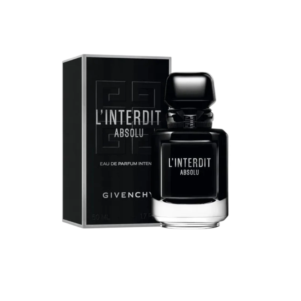Givenchy L´Interdit Absolu es una fragancia floral amaderada intensa con tabaco, ron y flores blancas. Seduce más allá de lo prohibido