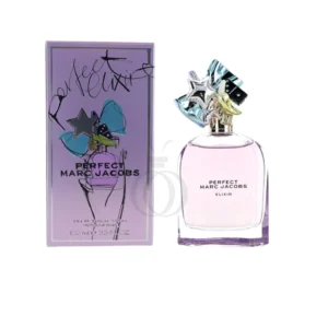 Frasco joya de Marc Jacobs Perfect Elixir, símbolo de feminidad, dulzura y autoexpresión intensa.
