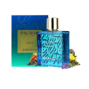 Rayhaan Pacific Aura, frescura oceánica y elegancia luminosa en una botella sofisticada