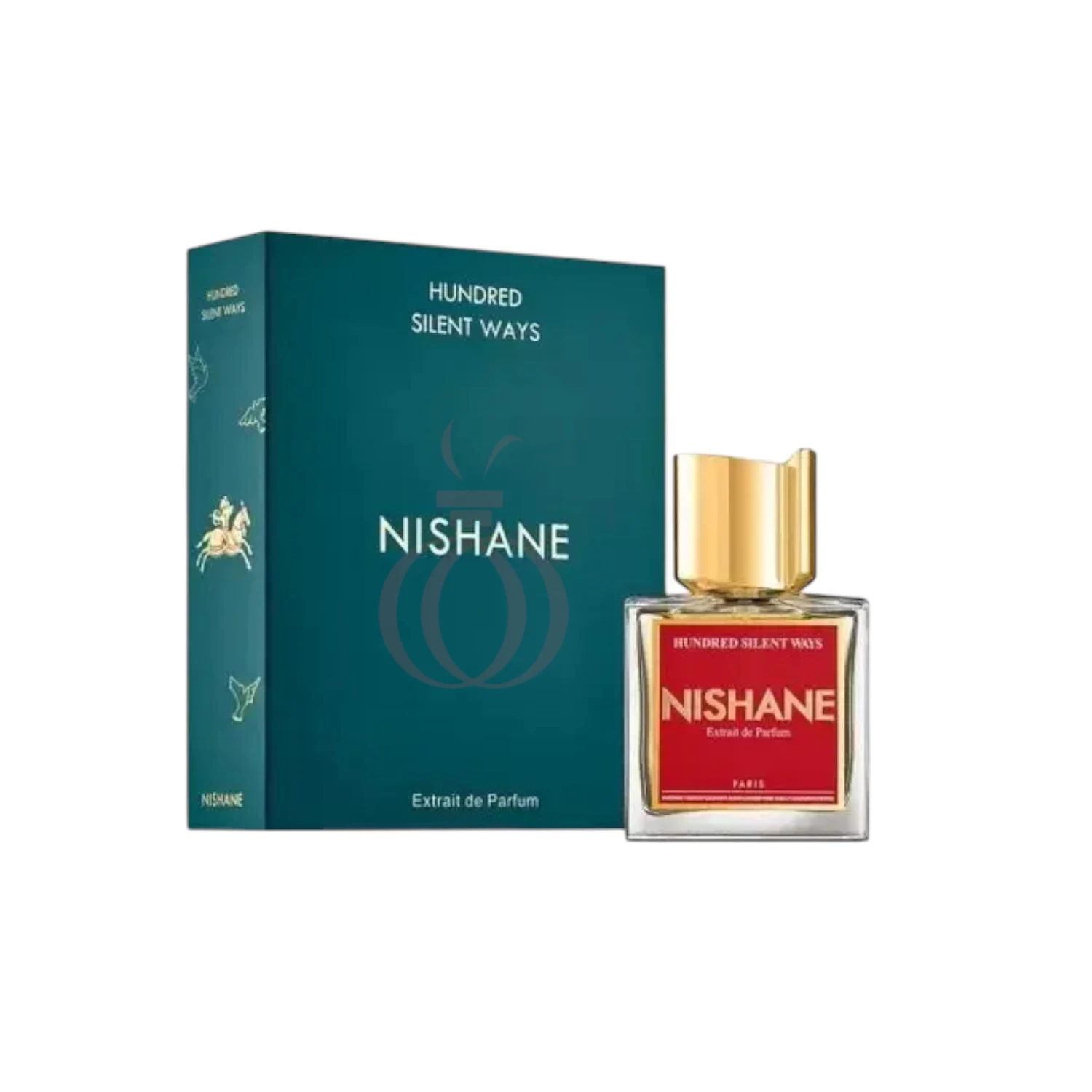 Nishane Hundred Silent Ways, fragancia sensual con notas frutales, florales y fondo cálido.