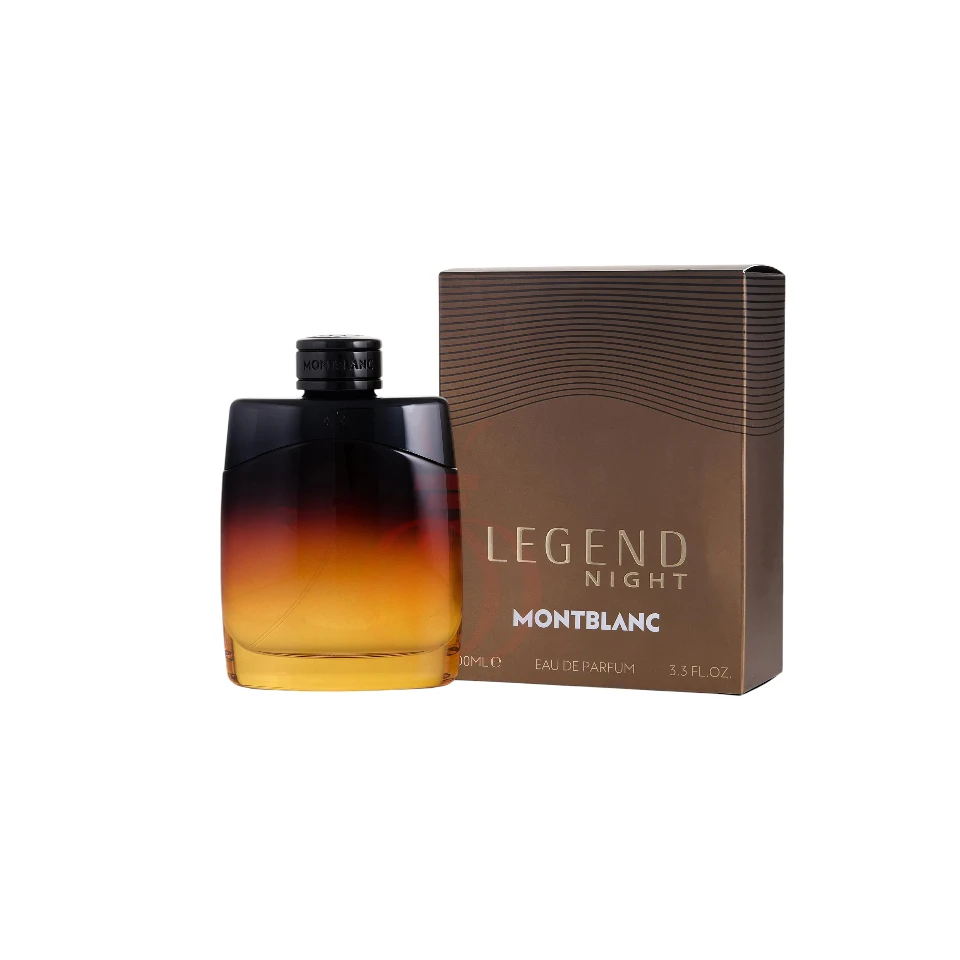 Montblanc Legend Night: perfume masculino elegante con notas cítricas, florales y un fondo cálido y misterioso.