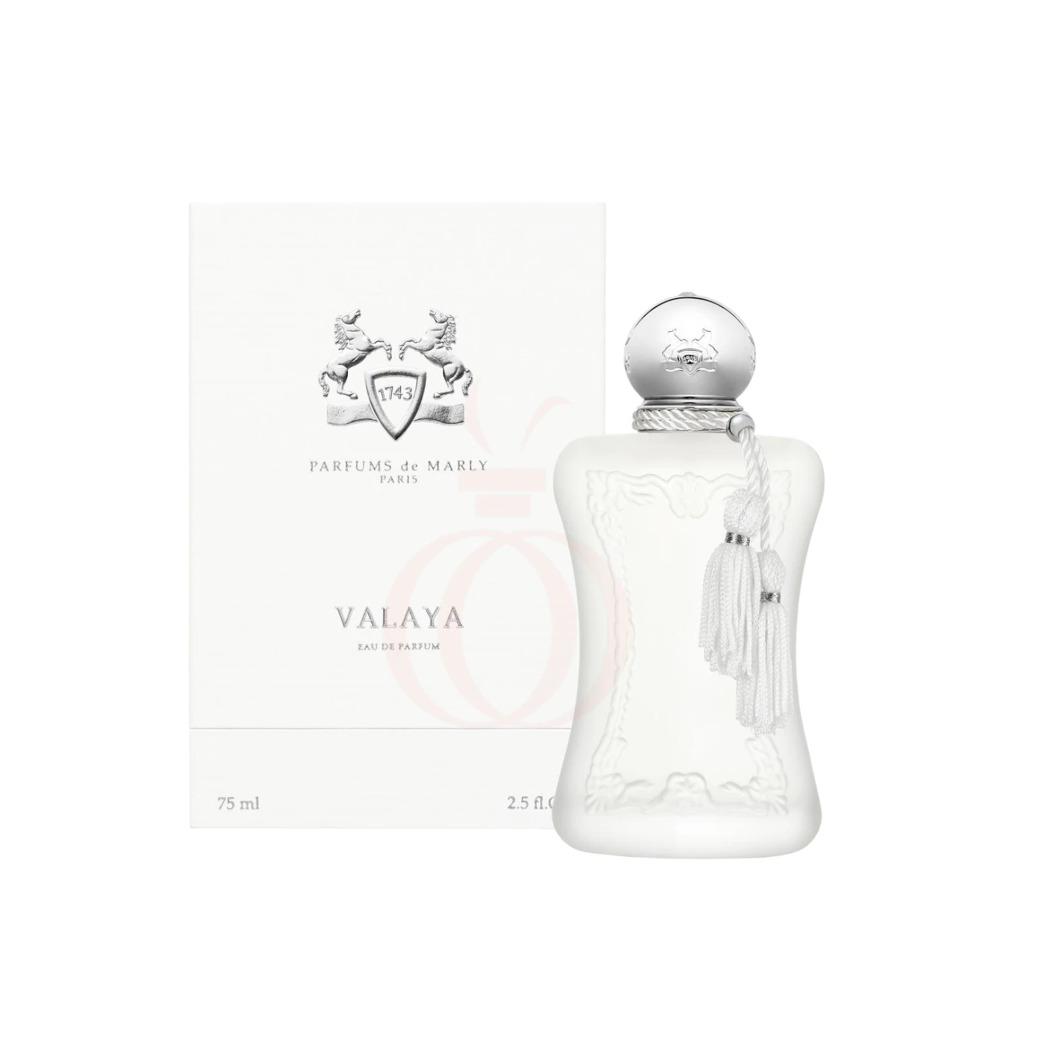 Valaya Parfums de Marly, fragancia fresca y elegante con notas cítricas, florales y almizcladas.