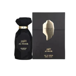 Arabiyat Prestige Al Noor, perfume elegante con notas cítricas, florales y base ambarada.