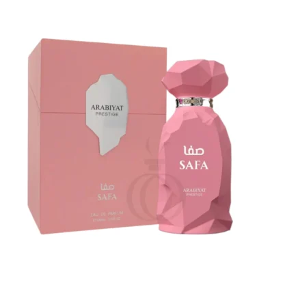 Fragancia elegante y cálida. Arabiyat Prestige Safa destaca por su aura floral-amaderada.