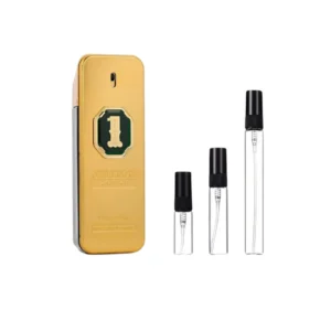 Fragancia intensa y lujosa Decants 1 Million Golden Oud, disponible en 3 ml, 5 ml y 10 ml.