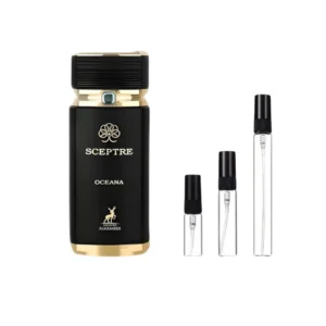 Frescura marina en Decants Maison Alhambra Sceptre Oceana, disponible en 3ml, 5ml y 10ml.
