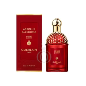 Elegancia cálida en Guerlain Absolus Allegoria Ambre Samar, un ambarado sofisticado y envolvente.