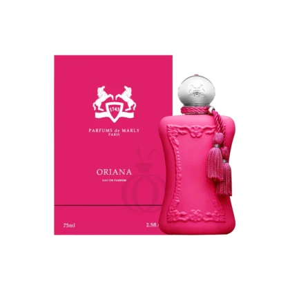 Perfume Oriana Parfums de Marly, aroma dulce y lujoso con malvavisco, frambuesa y almizcles cremosos.
