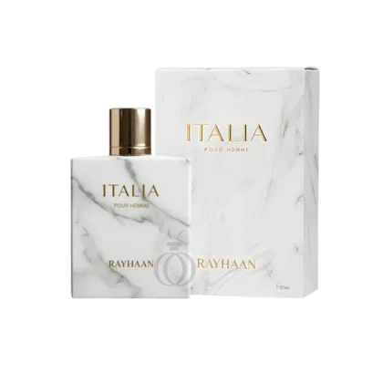 Perfume Rayhaan Italia: frescura cítrica y elegancia limpia con sello italiano.