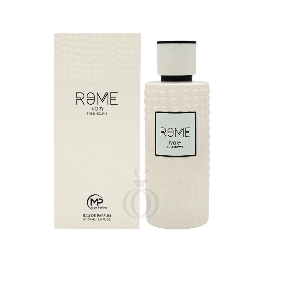 Aroma elegante y moderno. Mast Perfume Rome Ivory mezcla cítricos, flores y ámbar suave.