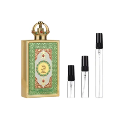 Perfume Decants Lattafa Queen Of Arabia, elegancia árabe en formatos de 3ml, 5ml y 10ml.