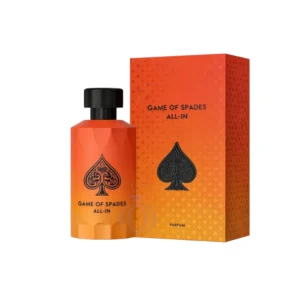 Game Of Spades All In Jo Milano, perfume elegante con notas frescas, florales y cálidas