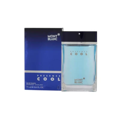 Montblanc Presence Cool, perfume fresco y elegante con notas cítricas, herbales y cálidas.