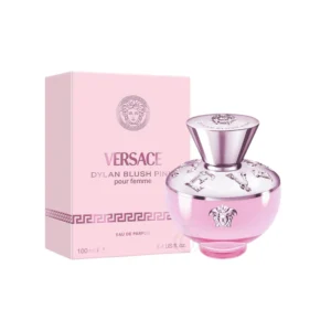 Versace Dylan Blush Pink: frescura frutal, corazón floral elegante y base cálida envolvente.
