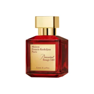 Lujo y magnetismo en Baccarat Rouge 540 Extrait De Parfum, fragancia intensa y sofisticada.