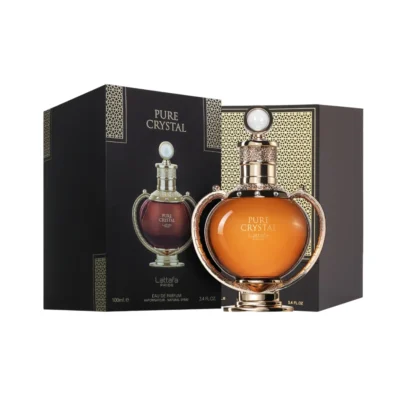 Perfume Lattafa Pure Crystal: frescura cítrica, corazón floral y base cálida envolvente