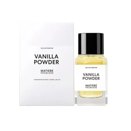Perfume elegante con vainilla pura, notas frescas y cálidas que evocan suavidad y sofisticación
