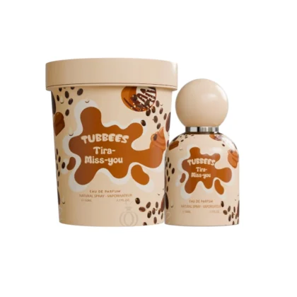 Perfume gourmand con café, cacao y vainilla, envuelto en notas cálidas de almizcle y madera suave.