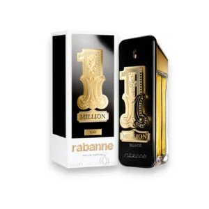 Caja y botella de Rabanne 1 Million Black
