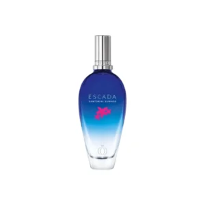 Botella del perfume Escada Santorini Sunrise EDT Edición Limitada.