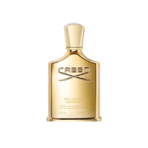 Botella dorada del Creed Millesime Imperial.