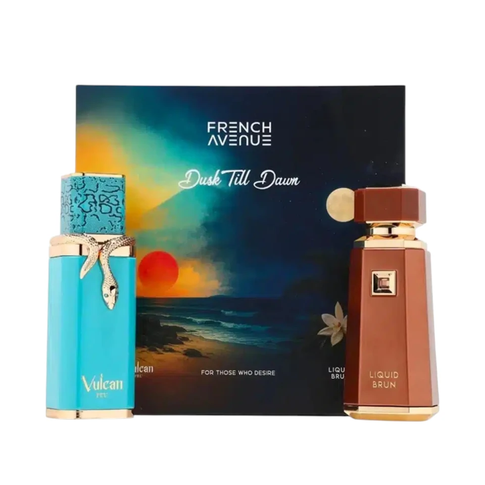 Dusk Till Dawn Set Vulcan Feu & Liquid Brun EDP - Perfume Original - 100ml Unisex - Image 2