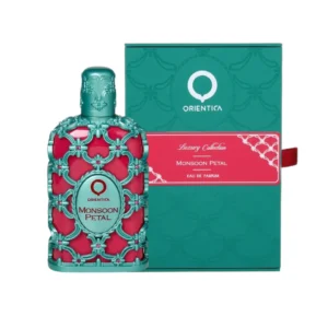Orientica Monsoon Petal caja y frasco de lujo