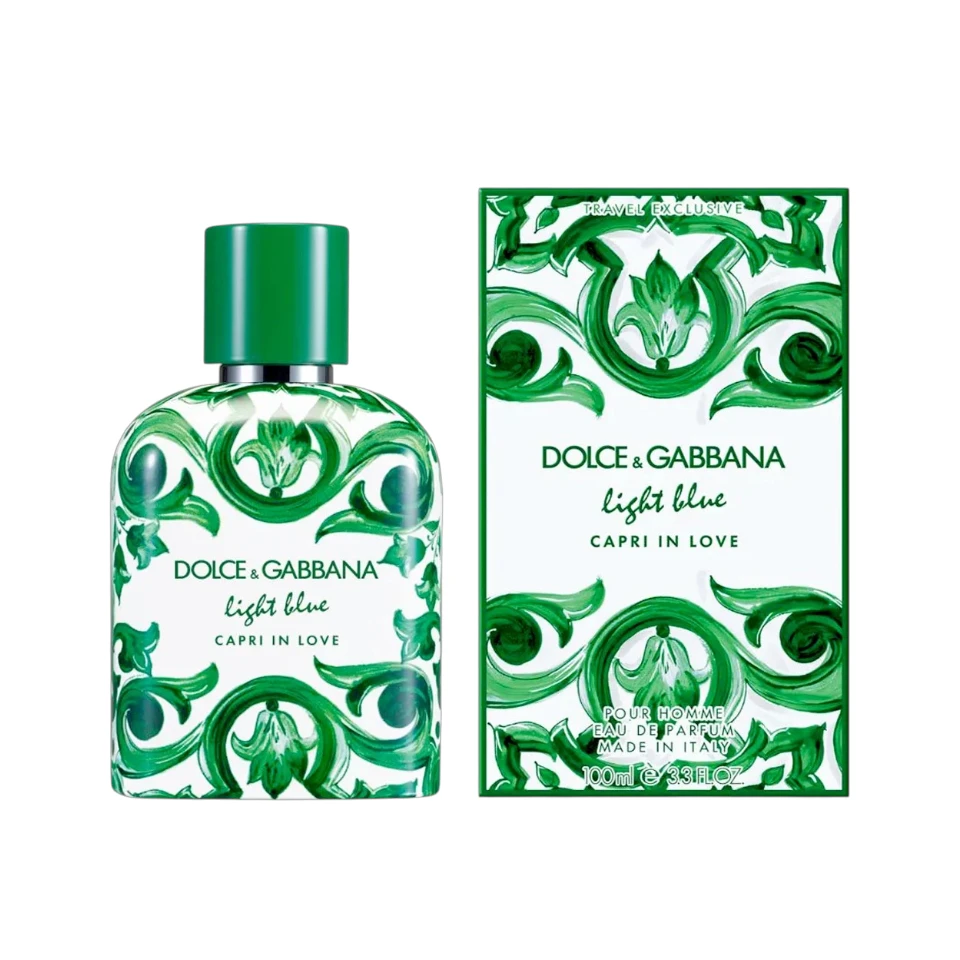 Dolce & Gabbana Light Blue Capri In Love Travel Exclusive - Perfume Original - Hombre 100ml