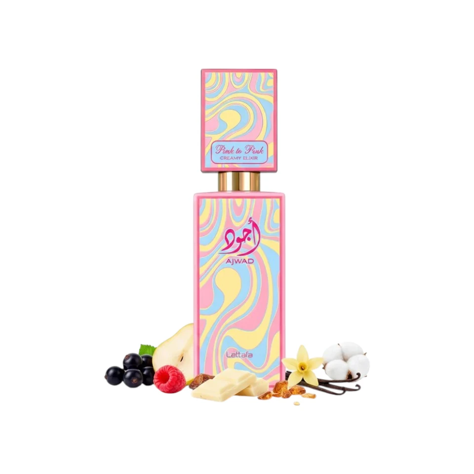 Lattafa Ajwad Pink To Pink Creamy Elixir EDP - Perfume Original - 60ml Mujer - Image 2